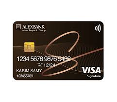 بطاقة Signature للخصم المباشر الدولارية من  بنك الإسكندرية